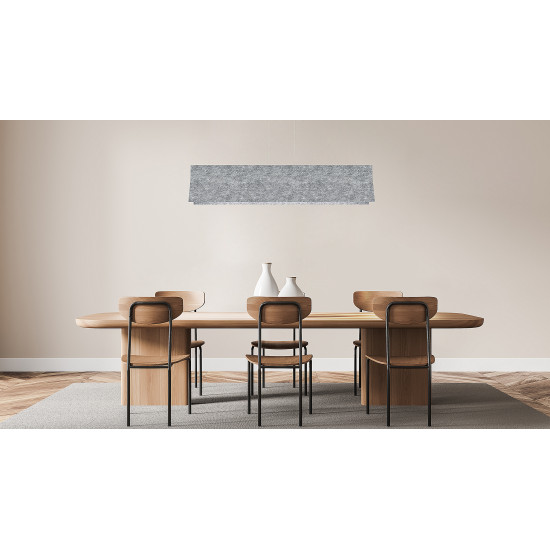 Acoustic Line acoustic ceiling light black 140cm Acoustic Line acoustic ceiling light black 140cm
