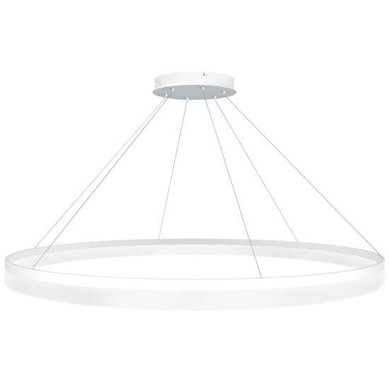Circulo taklampa aluminium 4000k vit 120cm Circulo taklampa aluminium 4000k vit 120cm