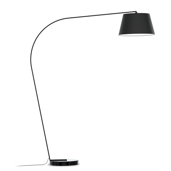 Curve golvlampa svart 180cm Curve golvlampa svart 180cm