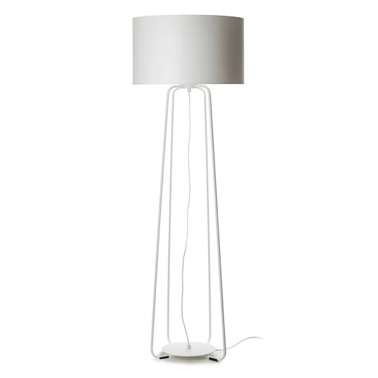Kvartet golvlampa vit 156cm