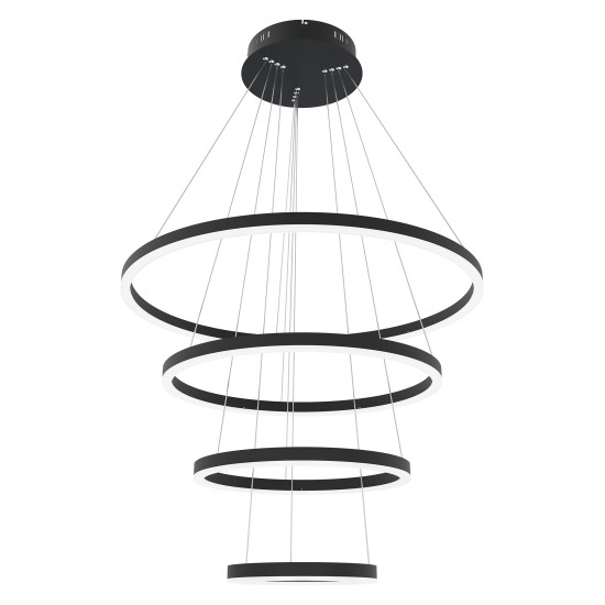 Layer 4 taklampa mattsvart 80 cm Layer 4 taklampa mattsvart 80 cm