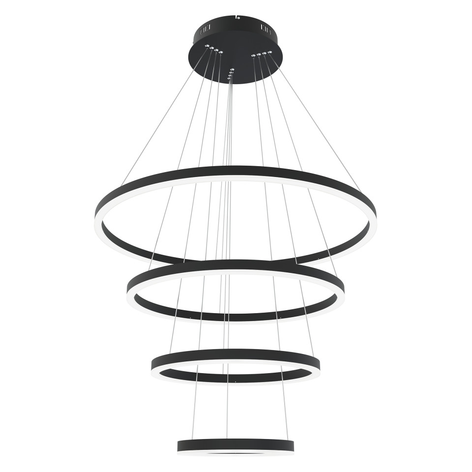 Layer 4 taklampa mattsvart 80 cm Valaisin Grönlund Layer 4 taklampa mattsvart 80 cm