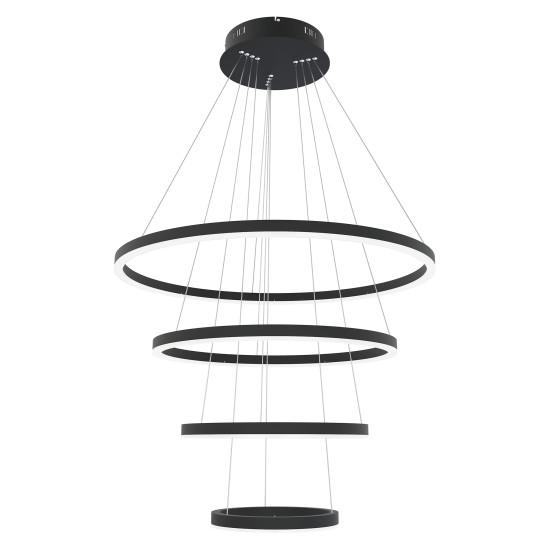 Layer 4 taklampa mattsvart 80 cm Layer 4 taklampa mattsvart 80 cm