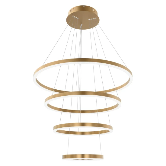 Layer 4 ceiling light matt brass 80 cm