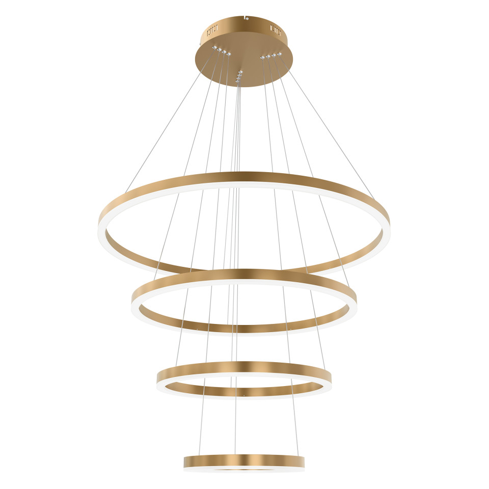 Layer 4 ceiling light matt brass 80 cm Valaisin Grönlund Layer 4 ceiling light matt brass 80 cm