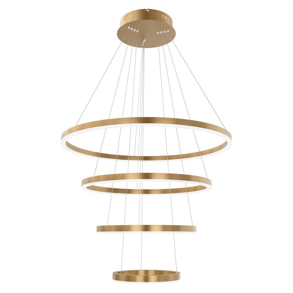 Layer 4 ceiling light matt brass 80 cm Valaisin Grönlund Layer 4 ceiling light matt brass 80 cm