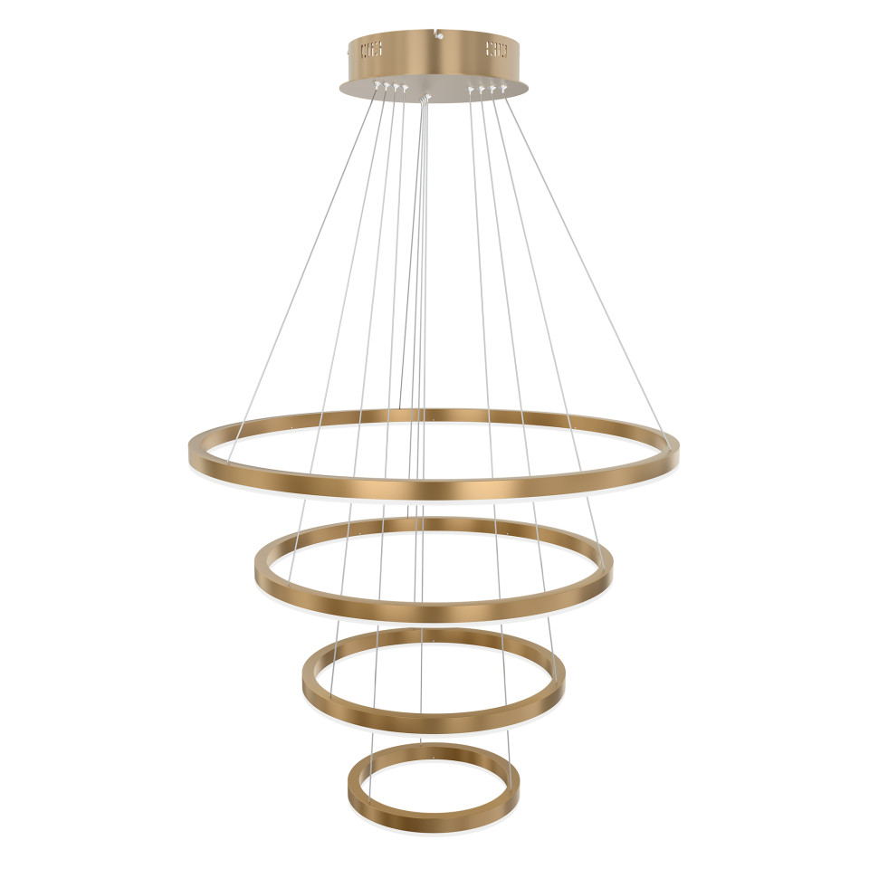 Layer 4 ceiling light matt brass 80 cm Valaisin Grönlund Layer 4 ceiling light matt brass 80 cm