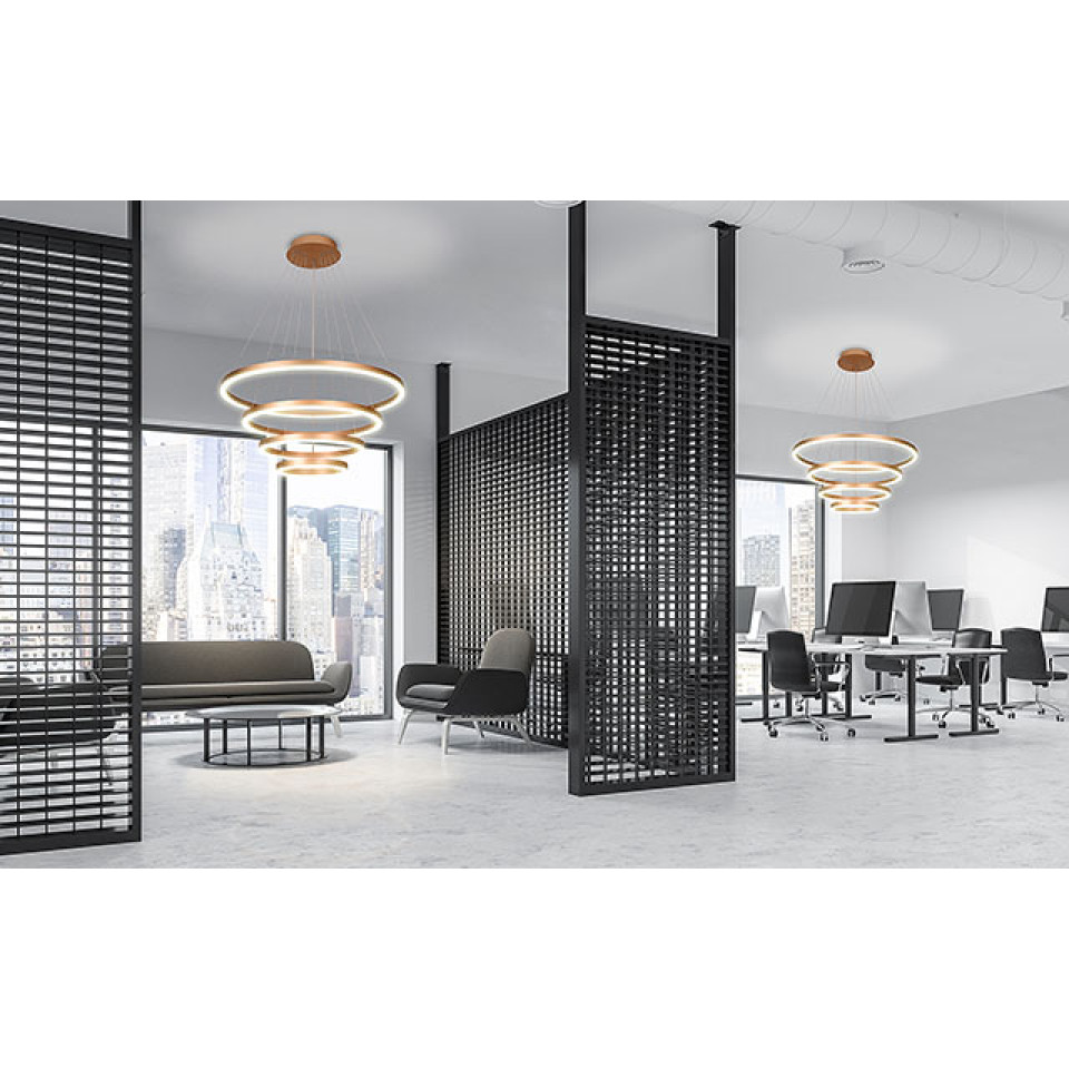 Layer 4 ceiling light matt white 80 cm