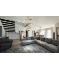 Layer 4 ceiling light matt white 80 cm