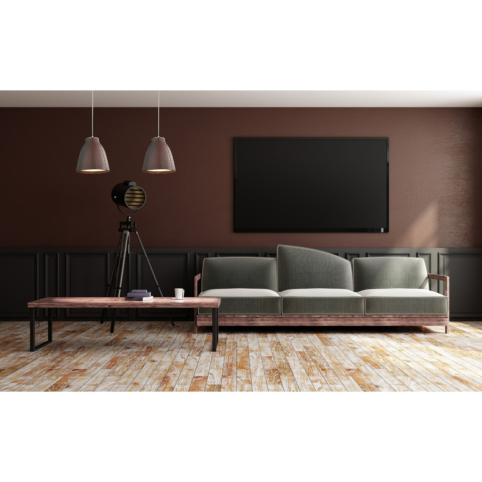 Leather Ceiling Light Brown 26cm Leather Ceiling Light Brown 26cm