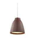 Leather Ceiling Light Brown 26cm Leather Ceiling Light Brown 26cm