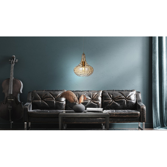 Meukow Taklampa Mässing/Champagne 27cm