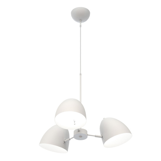 Plaza Ljuskrona Matt vit 78cm Plaza Ljuskrona Matt vit 78cm
