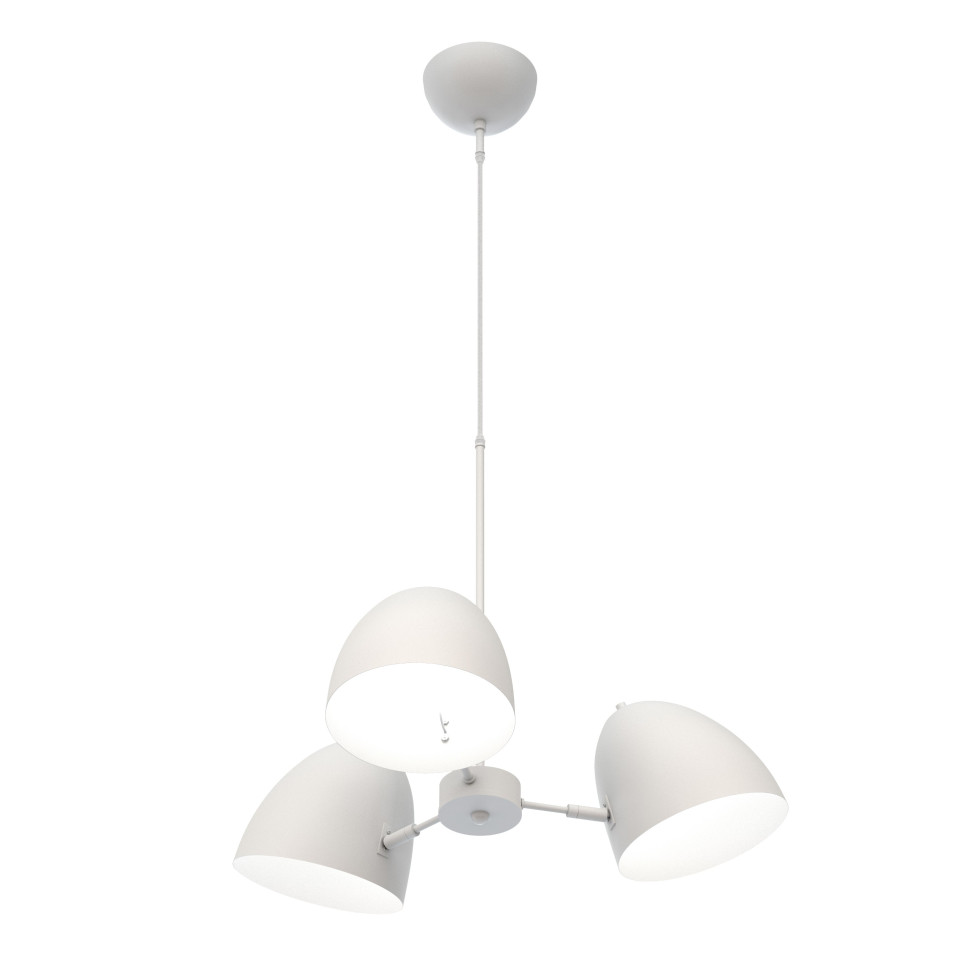 Plaza Ljuskrona Matt vit 78cm Plaza Ljuskrona Matt vit 78cm