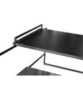 Architect soffbord stort rostfritt stål/svart 100 cm Versmissen Architect soffbord stort rostfritt stål/svart 100 cm