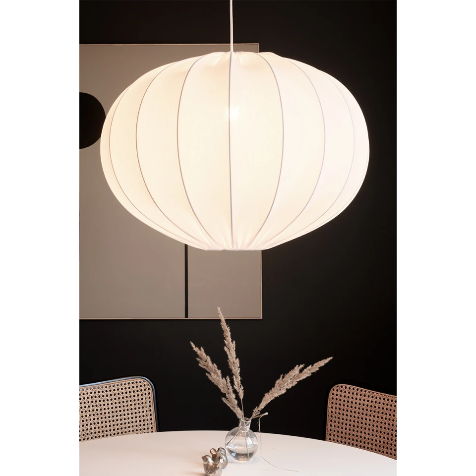 Boll 65 Oval Bomull Jersey Vit 65cm