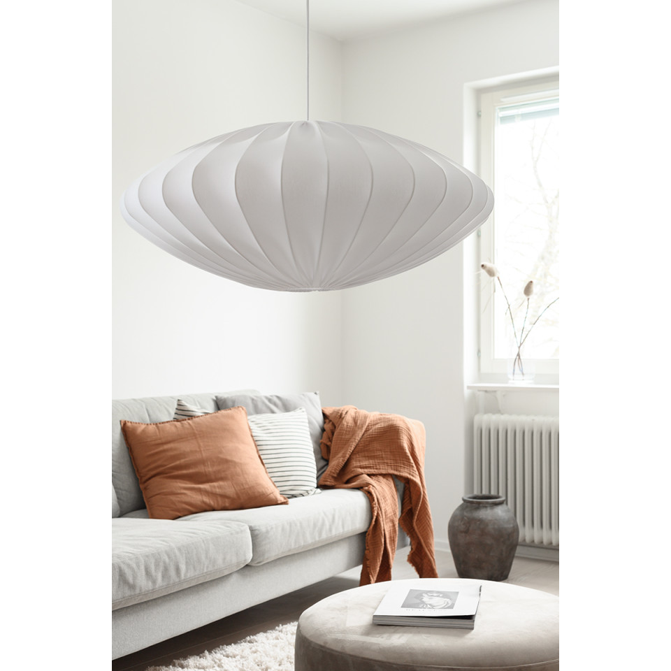 Ellipse 80 cotton jersey vit 80cm Watt o Veke Ellipse 80 cotton jersey vit 80cm