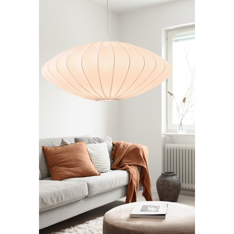 Ellipse 80 cotton jersey vit 80cm Watt o Veke Ellipse 80 cotton jersey vit 80cm