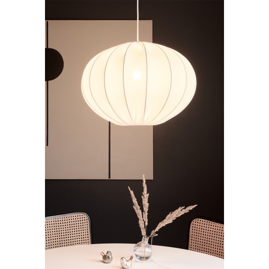 Boll 40 Oval Bomull Jersey Vit 40cm