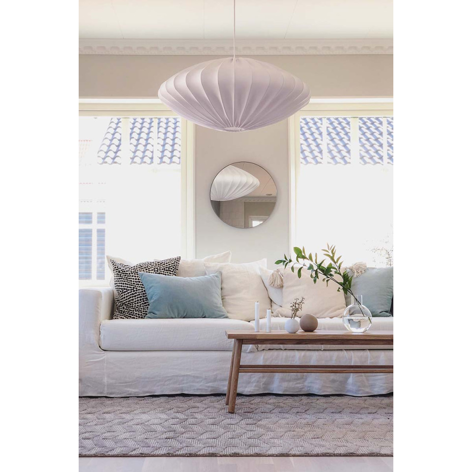 Ellipse 80 cotton jersey vit 80cm Watt o Veke Ellipse 80 cotton jersey vit 80cm