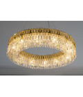 Allure 10-12 ljus bohemia kristallkrona guld/silver 70-100 cm