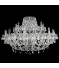 Classe 3-36 ljus bohemia kristallkrona guld/silver 45-120 cm