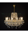 Classe 3-36 ljus bohemia kristallkrona guld/silver 45-120 cm