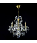 Classe 3-36 ljus bohemia kristallkrona guld/silver 45-120 cm