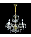 Classe 3-36 ljus bohemia kristallkrona guld/silver 45-120 cm