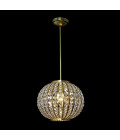 Macau 1-12 ljus bohemisk kristallkrona guld/silver 30-150 cm