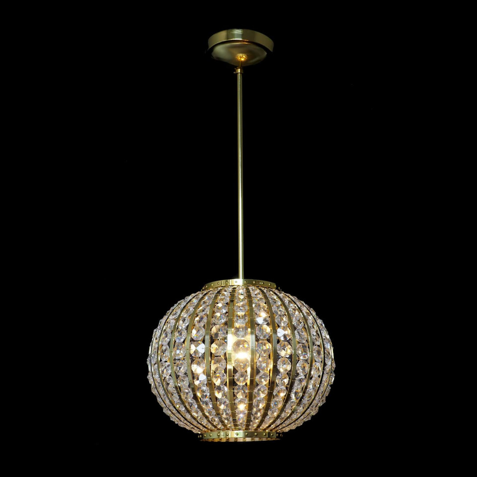 Macau 1-12 ljus bohemisk kristallkrona guld/silver 30-150 cm