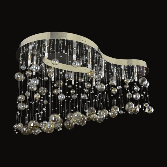 Marci 3-12 ljus bohemia kristallkrona guld/silver 36-100 cm Marci 3-12 ljus bohemia kristallkrona guld/silver 36-100 cm