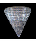 Porto XL 16-49 ljus bohemia kristallkrona guld/silver 150-210 cm