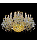 Reign 49-79 ljus bohemia kristallkrona guld/silver 140-215 cm