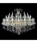 Reign 49-79 ljus bohemia kristallkrona guld/silver 140-215 cm