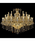 Reign 49-79 ljus bohemia kristallkrona guld/silver 140-215 cm