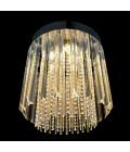 Helsinki 5-9 ljus bohemia kristallkrona guld/silver 40-50 cm