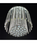 Helsinki 5-9 ljus bohemia kristallkrona guld/silver 40-50 cm
