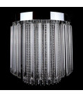 Helsinki 5-9 ljus bohemia kristallkrona guld/silver 40-50 cm