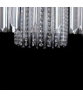Helsinki 5-9 ljus bohemia kristallkrona guld/silver 40-50 cm