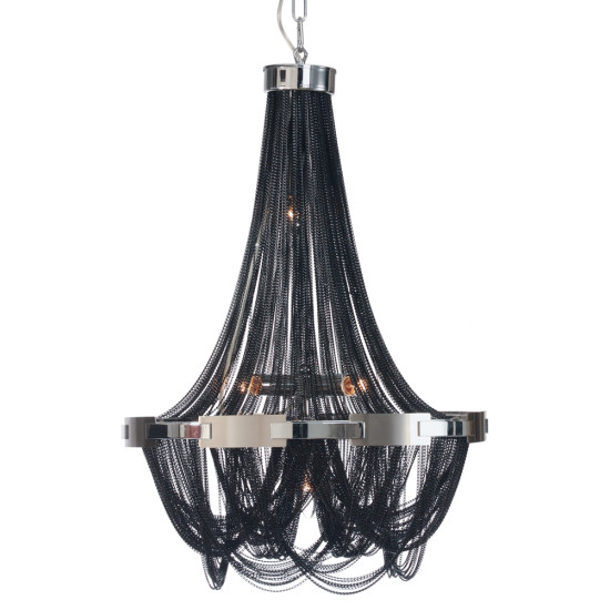 Taklampa Lillkedjan Noir Svart/Silver 50cm Taklampa Lillkedjan Noir Svart/Silver 50cm