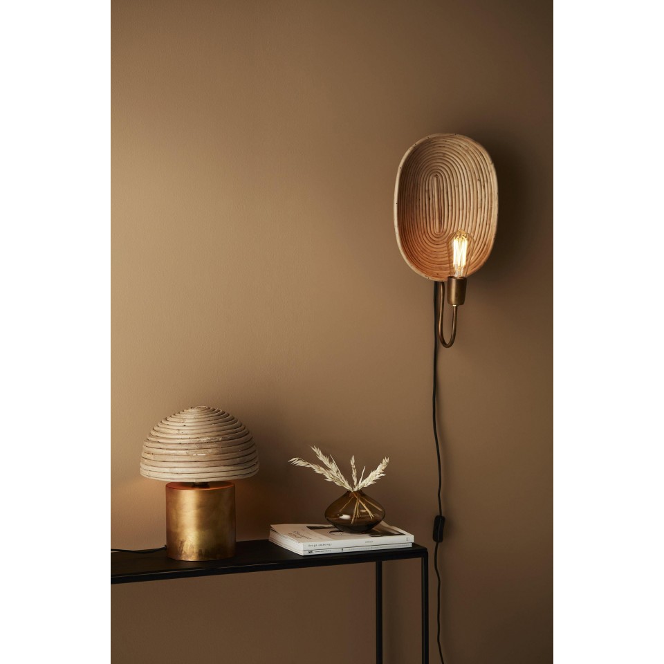 Bess Bordslampa Natur 32cm PR Home Bess Bordslampa Natur 32cm