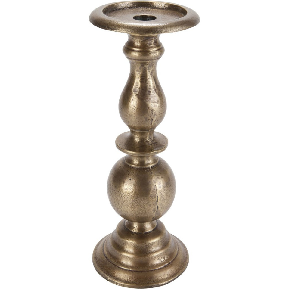 Linnea Ljusstake Råmässing 30 cm