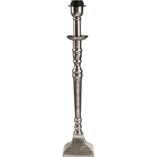 Salong Lampfot Antiksilver Tre storlekar Salong Lampfot Antiksilver Tre storlekar
