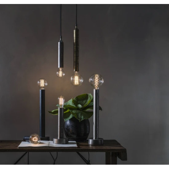 Notice Ceiling pendant Raw Black 27 cm