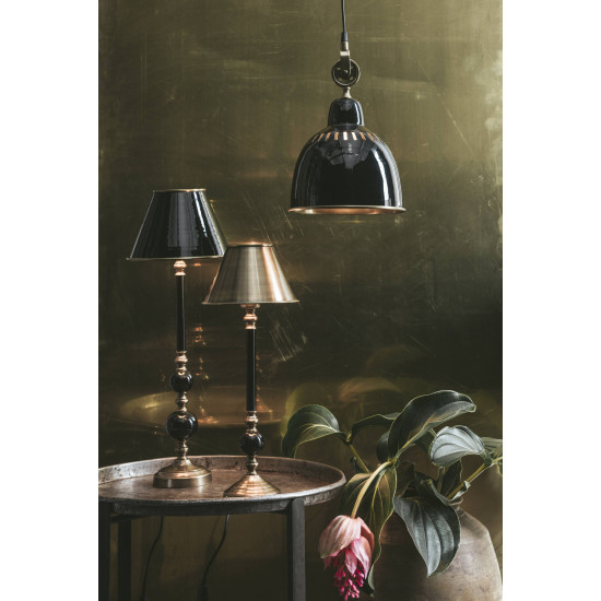 Abbey Table Lamp Black/Antique brass 60cm Abbey Table Lamp Black/Antique brass 60cm