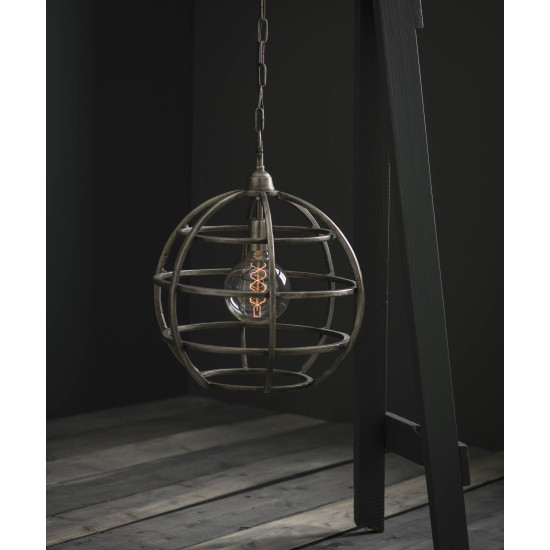 Bristol Taklampa Råsilver 41 cm