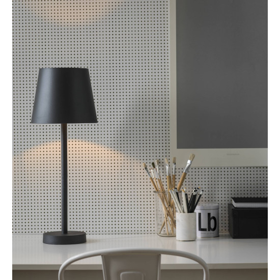 Columbus Table Lamp Industrial Grey 35cm Columbus Table Lamp Industrial Grey 35cm