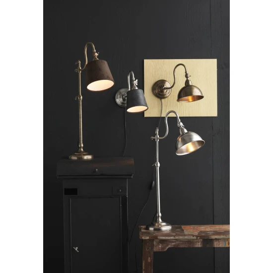 Eveline Vägglampa Antiksilver 32 cm