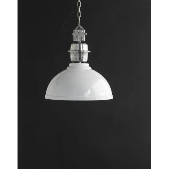 Manchester ceiling lamp white/silver35cm Manchester ceiling lamp white/silver35cm